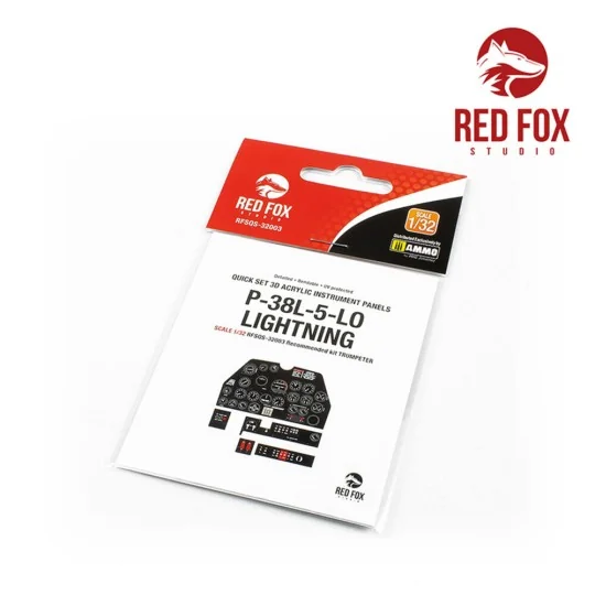 1/32 P-38L-5-LO Lightning (for Trumpeter kit), 1/32 - Red Fox Studi...