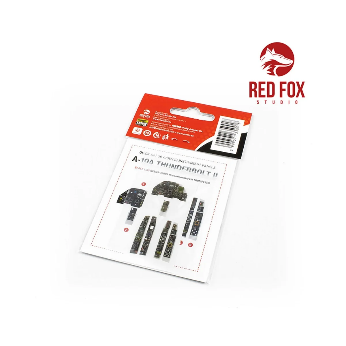 1/32 A-10A Thunderbolt II (for Trumpeter kit), 1/32 - Red Fox Studi...