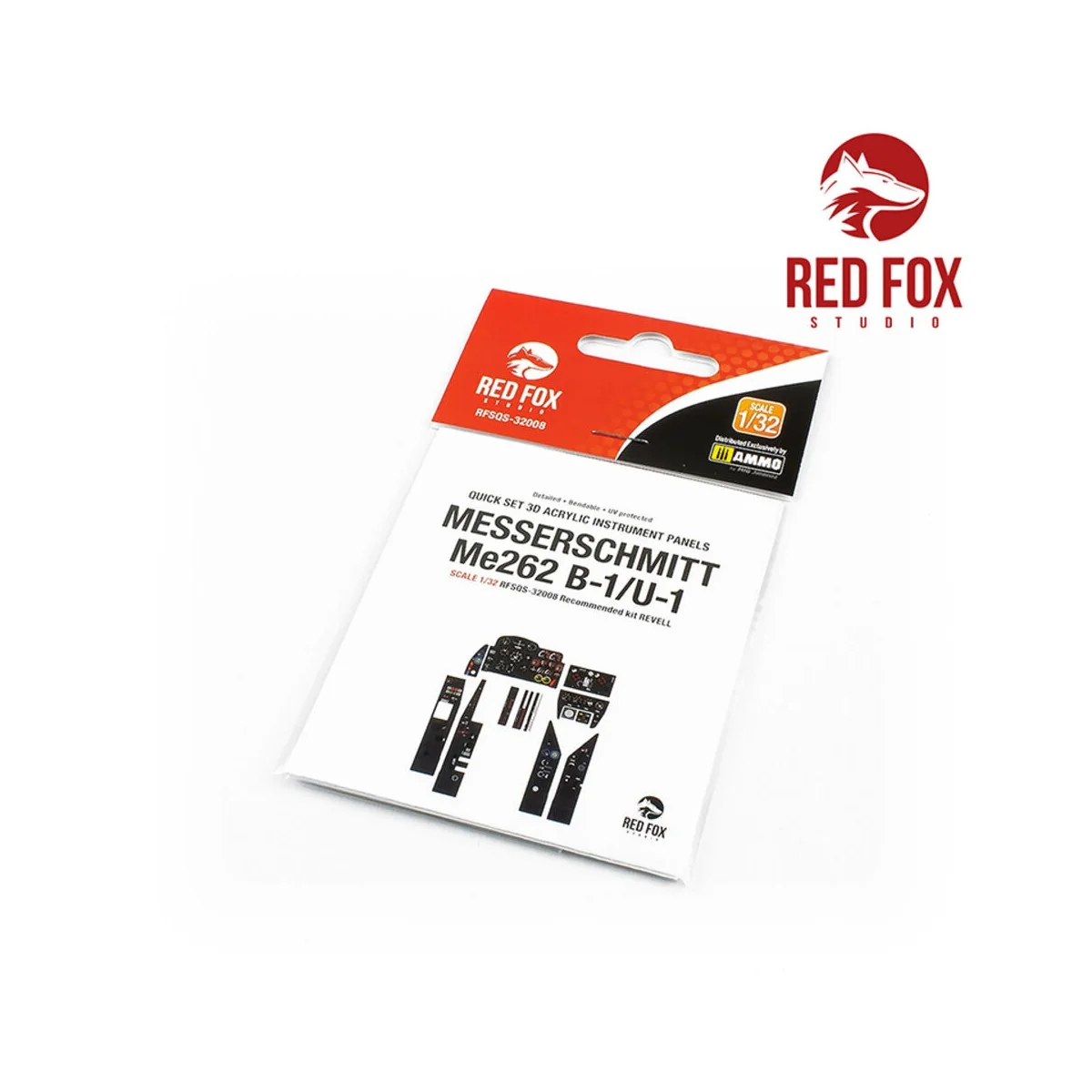 1/32 Messerschmitt Me262 B-1/U-1 (for Revell kit), 1/32 - Red Fox S...