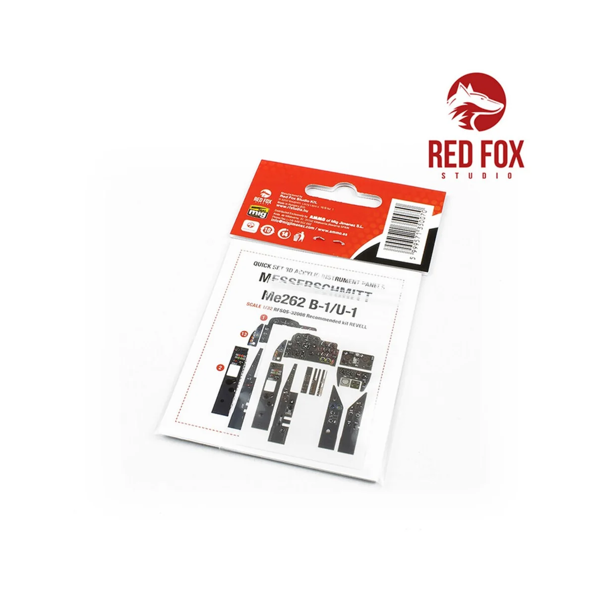 1/32 Messerschmitt Me262 B-1/U-1 (for Revell kit), 1/32 - Red Fox S...