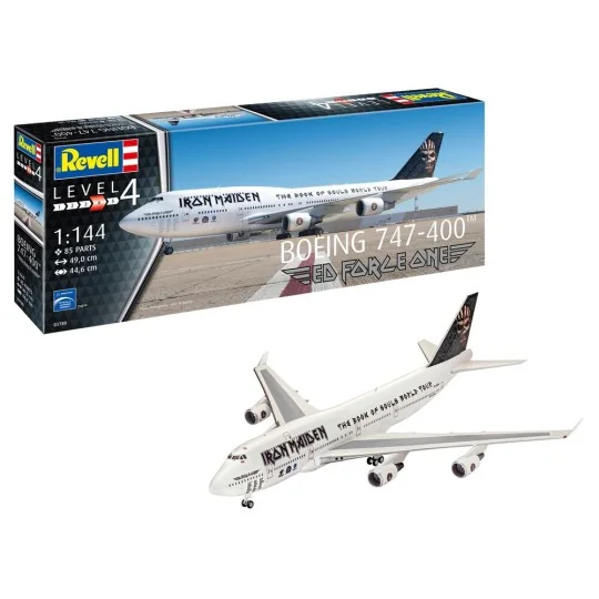 IRON MAIDEN Ed Force One - Boeing 747-400, 1/144 - Revell 03780 IRON MAIDEN Ed Force One - Boeing 747-400, 1/144 - Revell 03780