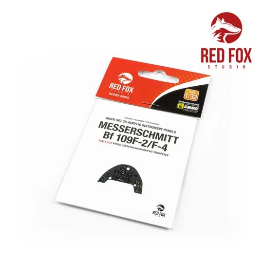 1/32 Messerschmitt Bf 109F-4 (for Trumpeter kit), 1/32 - Red Fox St...