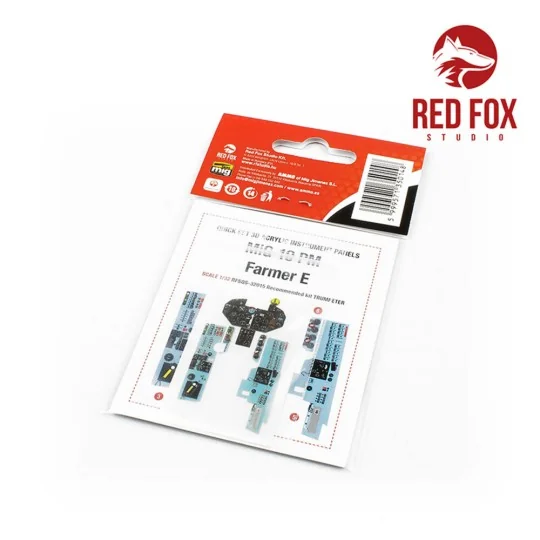 1/32 MiG-19 PM Farmer E (for Trumpeter kit), 1/32 - Red Fox Studio ...