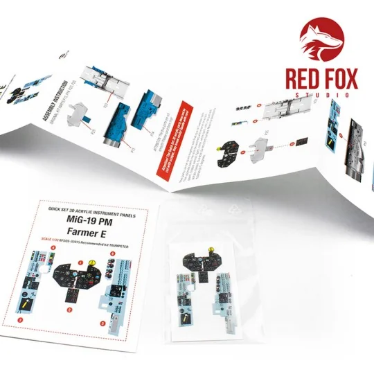 1/32 MiG-19 PM Farmer E (for Trumpeter kit), 1/32 - Red Fox Studio ...