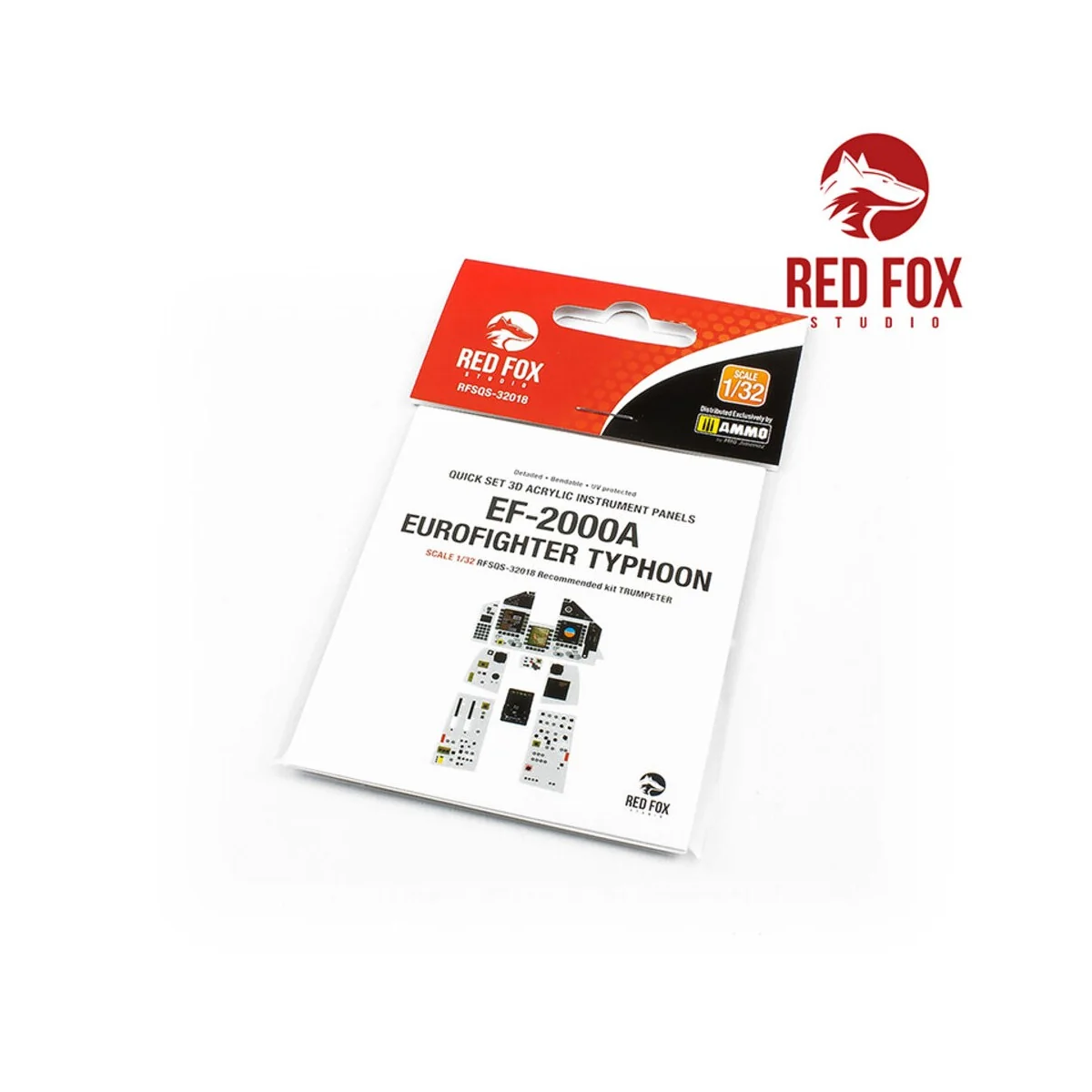 1/32 EF-2000A Eurofighter Typhoon (for Trumpeter kit), 1/32 - Red F...