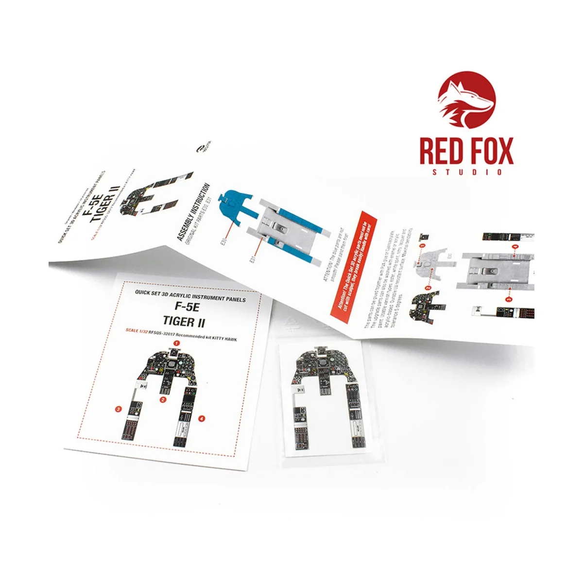 1/32 F-5E Tiger II (for Kitty Hawk kit), 1/32 - Red Fox Studio RFSQ...
