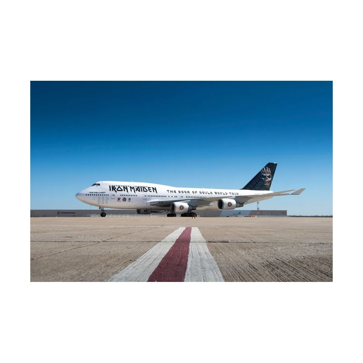IRON MAIDEN Ed Force One - Boeing 747-400 - Revell 03780
