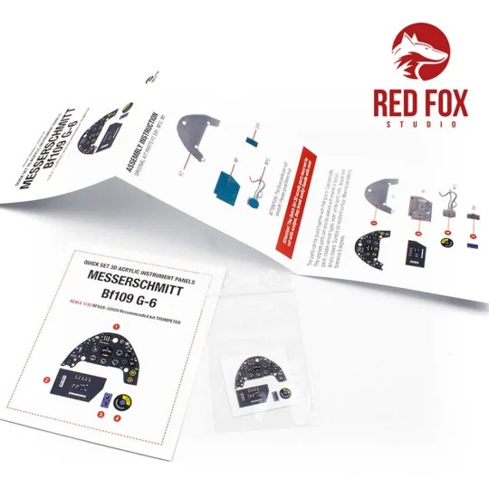 1/32 Messerschmitt Bf 109G-6 (for Trumpeter kit), 1/32 - Red Fox St...