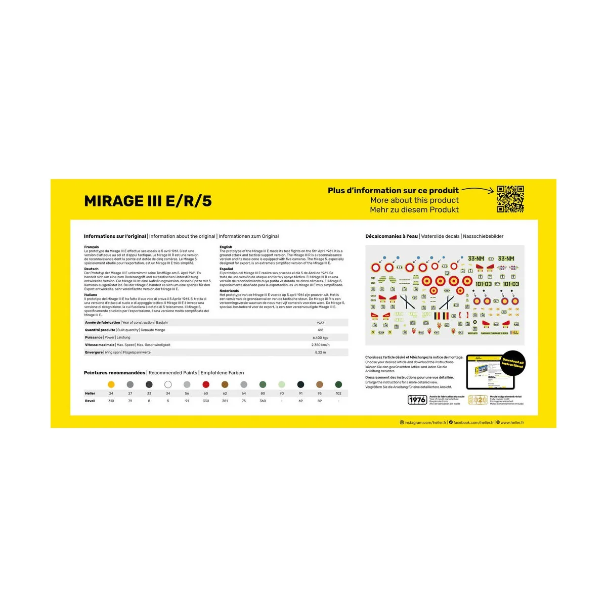 Mirage III E - Heller 80323
