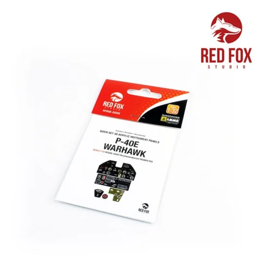 1/32 P-40E Warhawk (for Trumpeter kit), 1/32 - Red Fox Studio RFSQS...