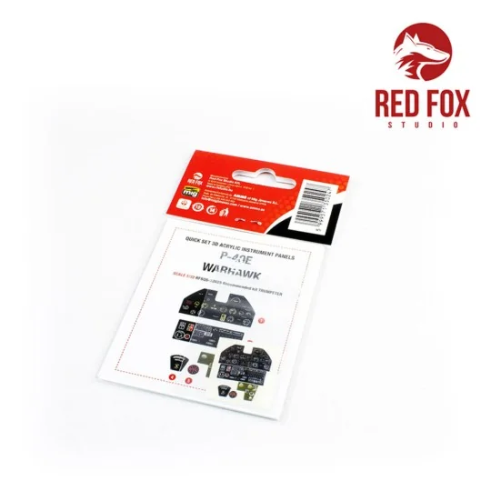 1/32 P-40E Warhawk (for Trumpeter kit), 1/32 - Red Fox Studio RFSQS...