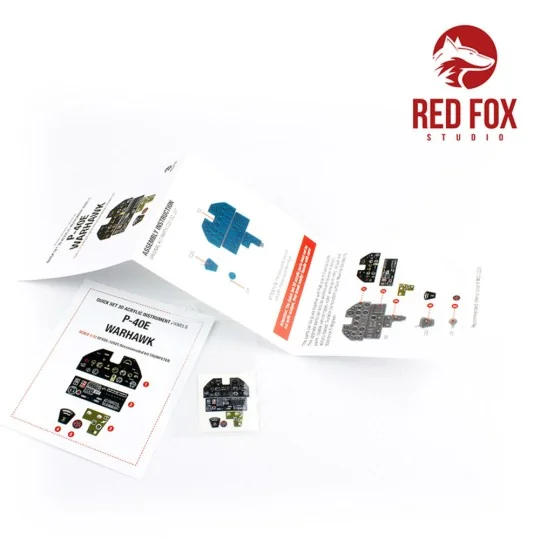 1/32 P-40E Warhawk (for Trumpeter kit), 1/32 - Red Fox Studio RFSQS...