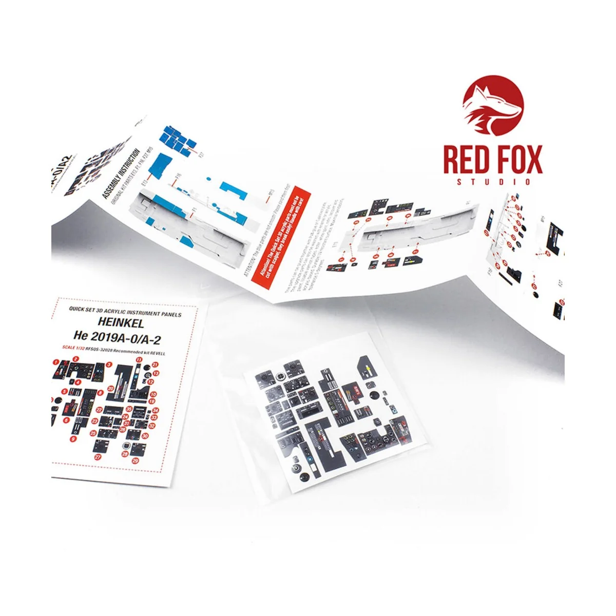 1/32 Heinkel He 219A-0/A2 (for Revell kit), 1/32 - Red Fox Studio R...