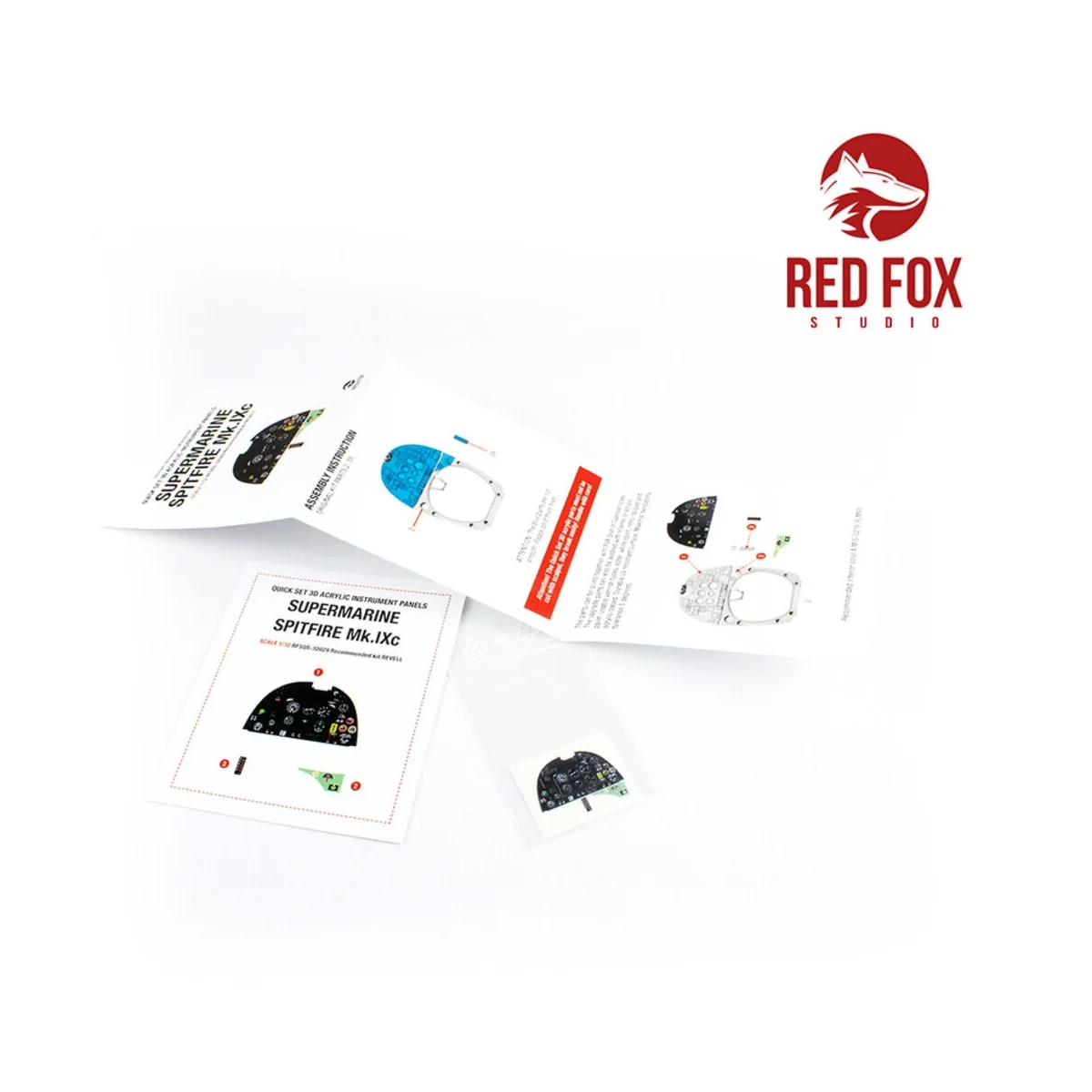 1/32 Supermarine Spitfire Mk.IXc (for Revell kit), 1/32 - Red Fox S...