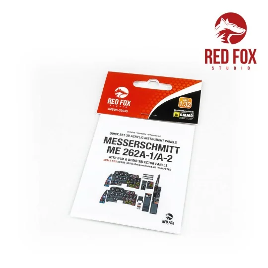 1/32 Messerschmitt Me 262A-1/A-2 with R4M & Bomb selector (for Trum...