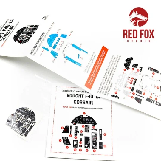 1/32 Vought F4U-1A Corsair (for Tamiya kit), 1/32 - Red Fox Studio ...