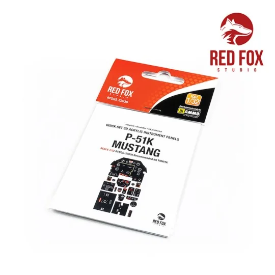 1/32 P-51K Mustang (for Tamiya kit), 1/32 - Red Fox Studio RFSQS-32039