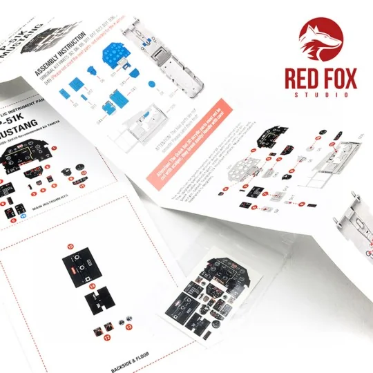 1/32 P-51K Mustang (for Tamiya kit), 1/32 - Red Fox Studio RFSQS-32039