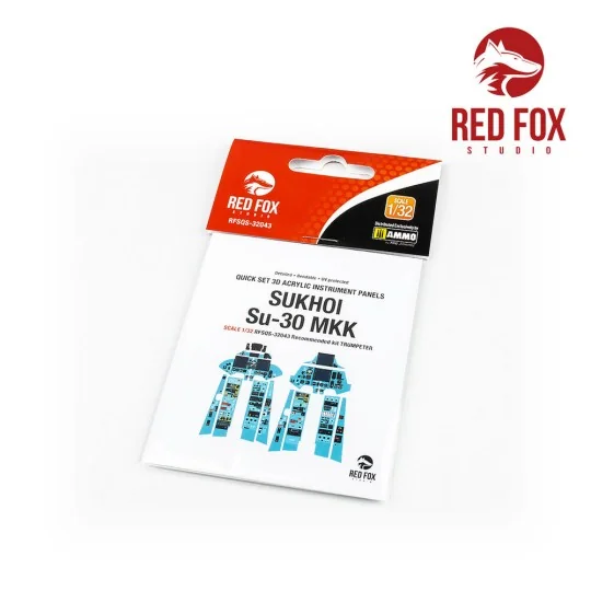1/32 Sukhoi Su-30 MKK Flanker G (for Trumpeter kit), 1/32 - Red Fox...