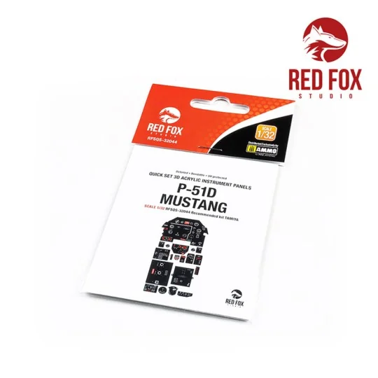 1/32 P-51D Mustang (for Tamiya kit), 1/32 - Red Fox Studio RFSQS-32044
