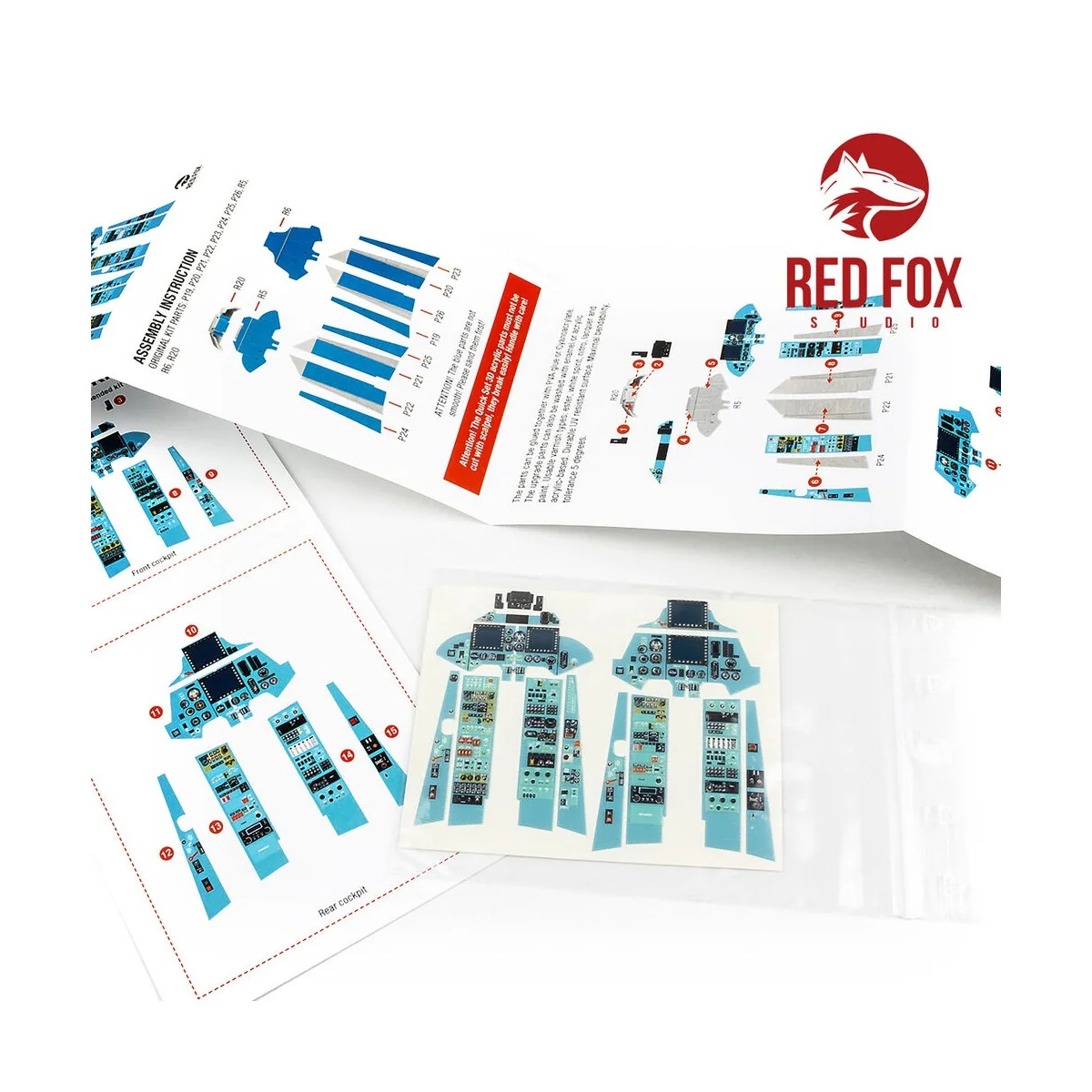1/32 Sukhoi Su-30 MKK Flanker G (for Trumpeter kit), 1/32 - Red Fox...