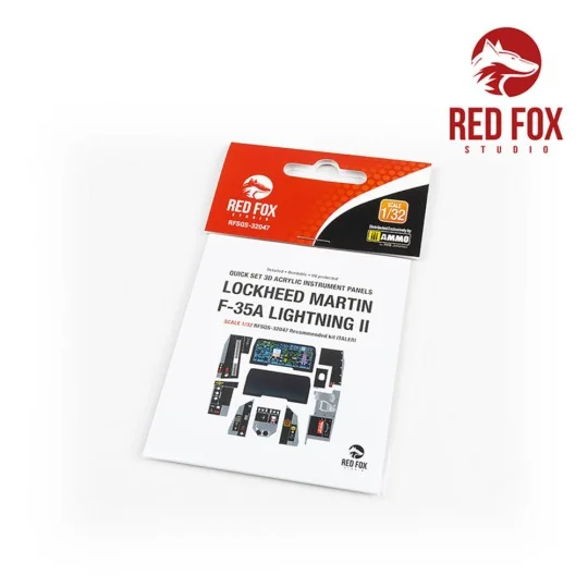 1/32 F-35A Lightning II (for Italeri/Academy kit), 1/32 - Red Fox S...