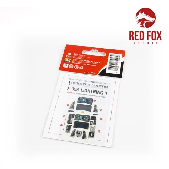 1/32 F-35A Lightning II (for Italeri/Academy kit), 1/32 - Red Fox S...