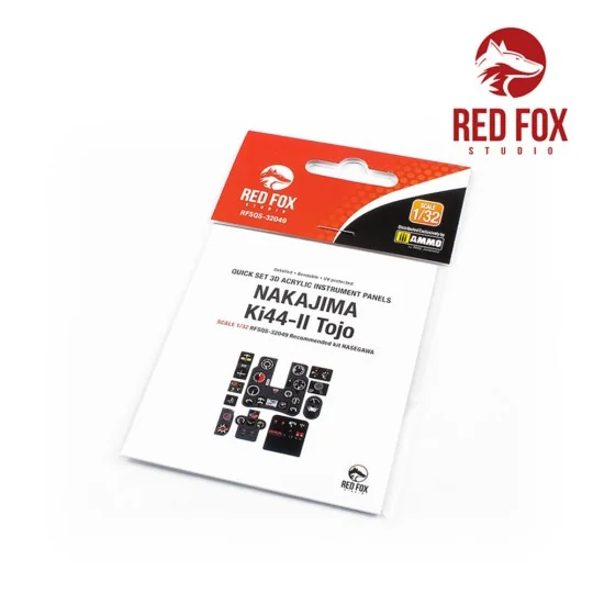 1/32 Nakajima Ki44-II Tojo (for Hasegawa kit), 1/32 - Red Fox Studi...