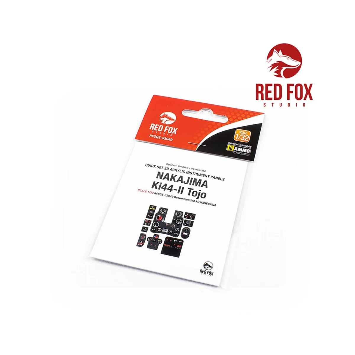 1/32 Nakajima Ki44-II Tojo (for Hasegawa kit), 1/32 - Red Fox Studi...