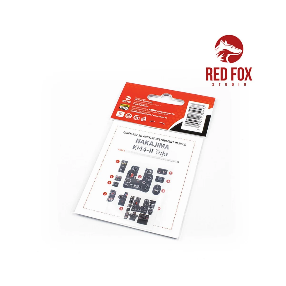 1/32 Nakajima Ki44-II Tojo (for Hasegawa kit), 1/32 - Red Fox Studi...