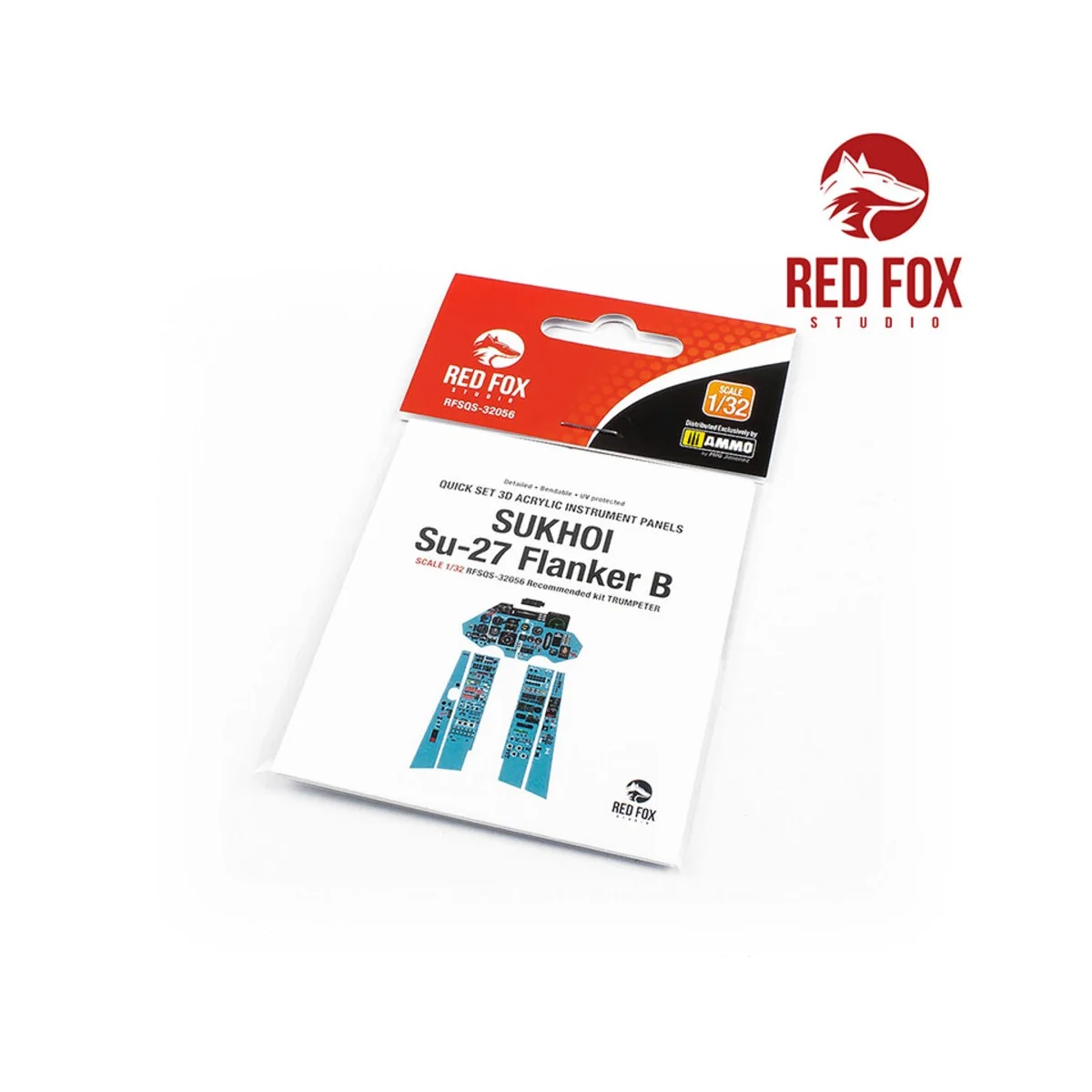 1/32 Sukhoi Su-27 Flanker B (for Trumpeter kit), 1/32 - Red Fox Stu...