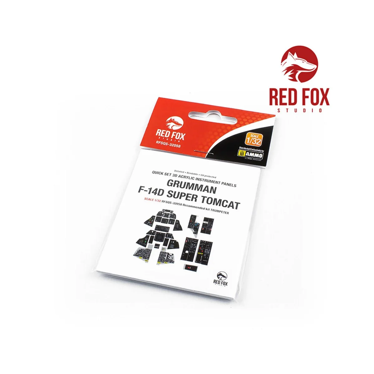 1/32 F-14D Super Tomcat (for Trumpeter kit), 1/32 - Red Fox Studio ...