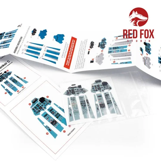 1/32 Sukhoi Su-27 Flanker C (UB) (for Trumpeter kit), 1/32 - Red Fo...