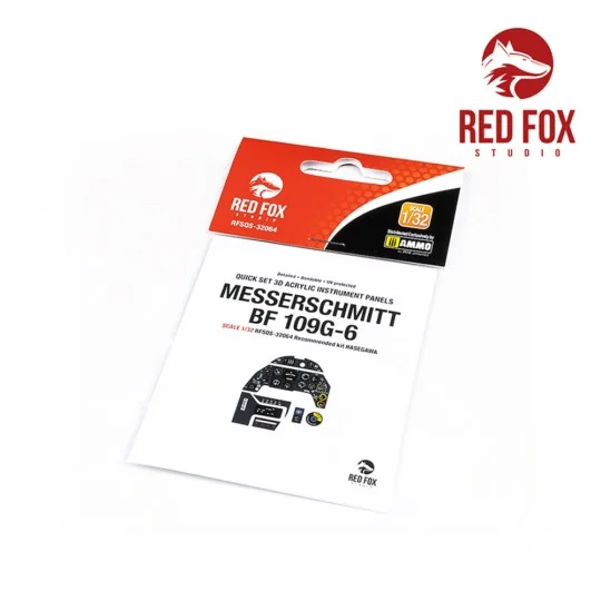 1/32 Messerschmitt Bf 109G-6 (for Hasegawa kit), 1/32 - Red Fox Stu...