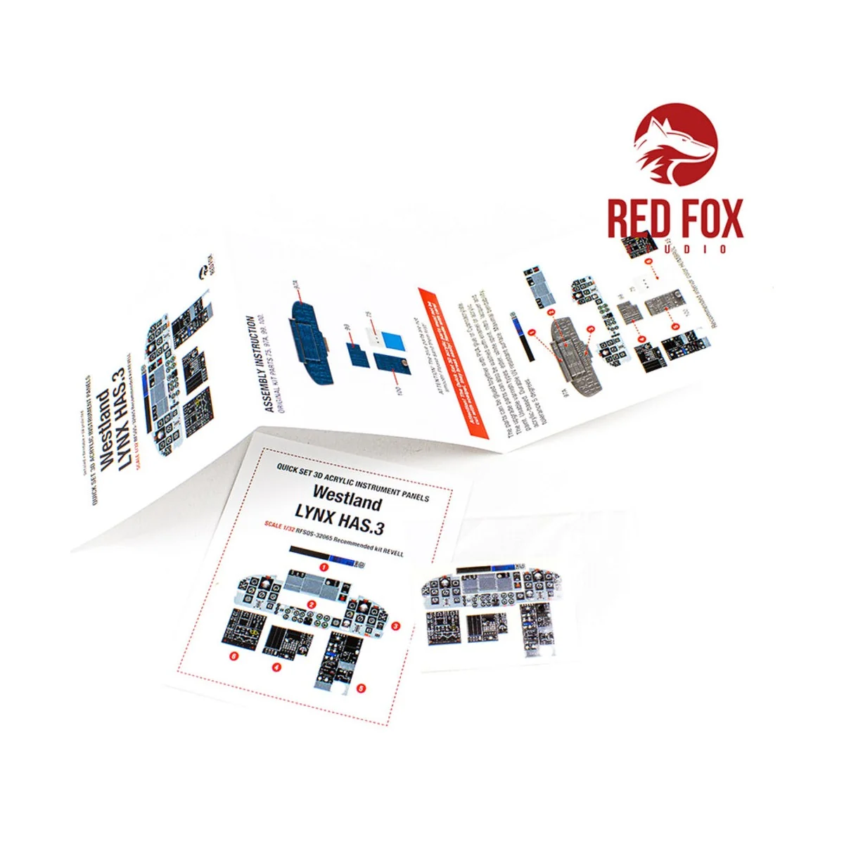 1/32 Westland Lynx HAS.3 (for Revell Kit), 1/32 - Red Fox Studio RF...