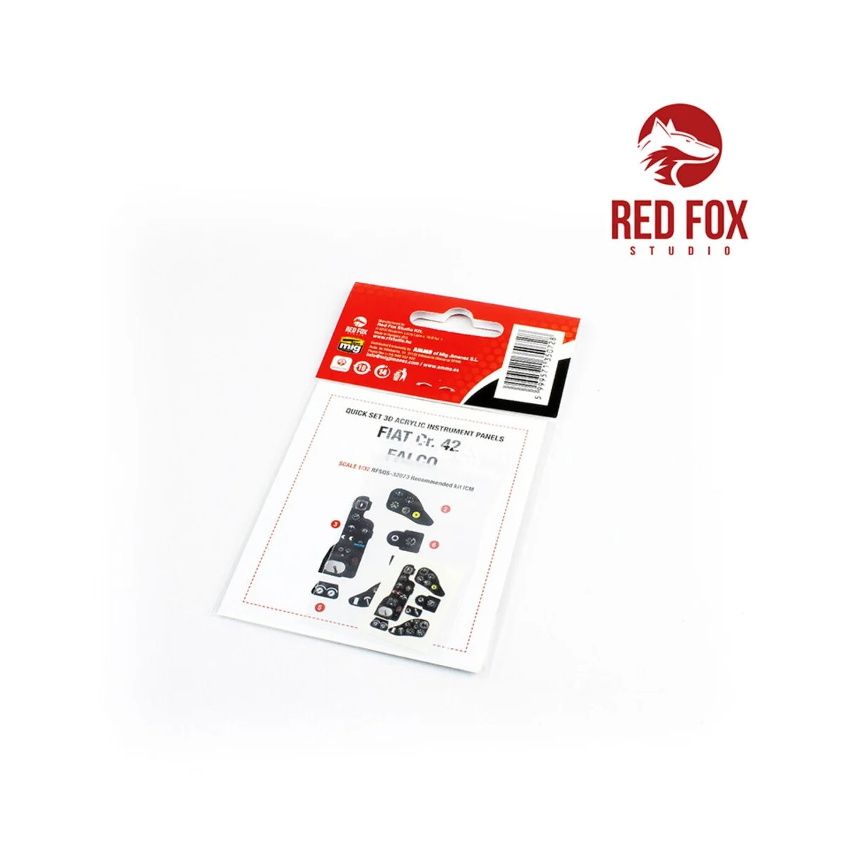 1/32 Fiat CR.42 Falco (for ICM Kit), 1/32 - Red Fox Studio RFSQS-32073