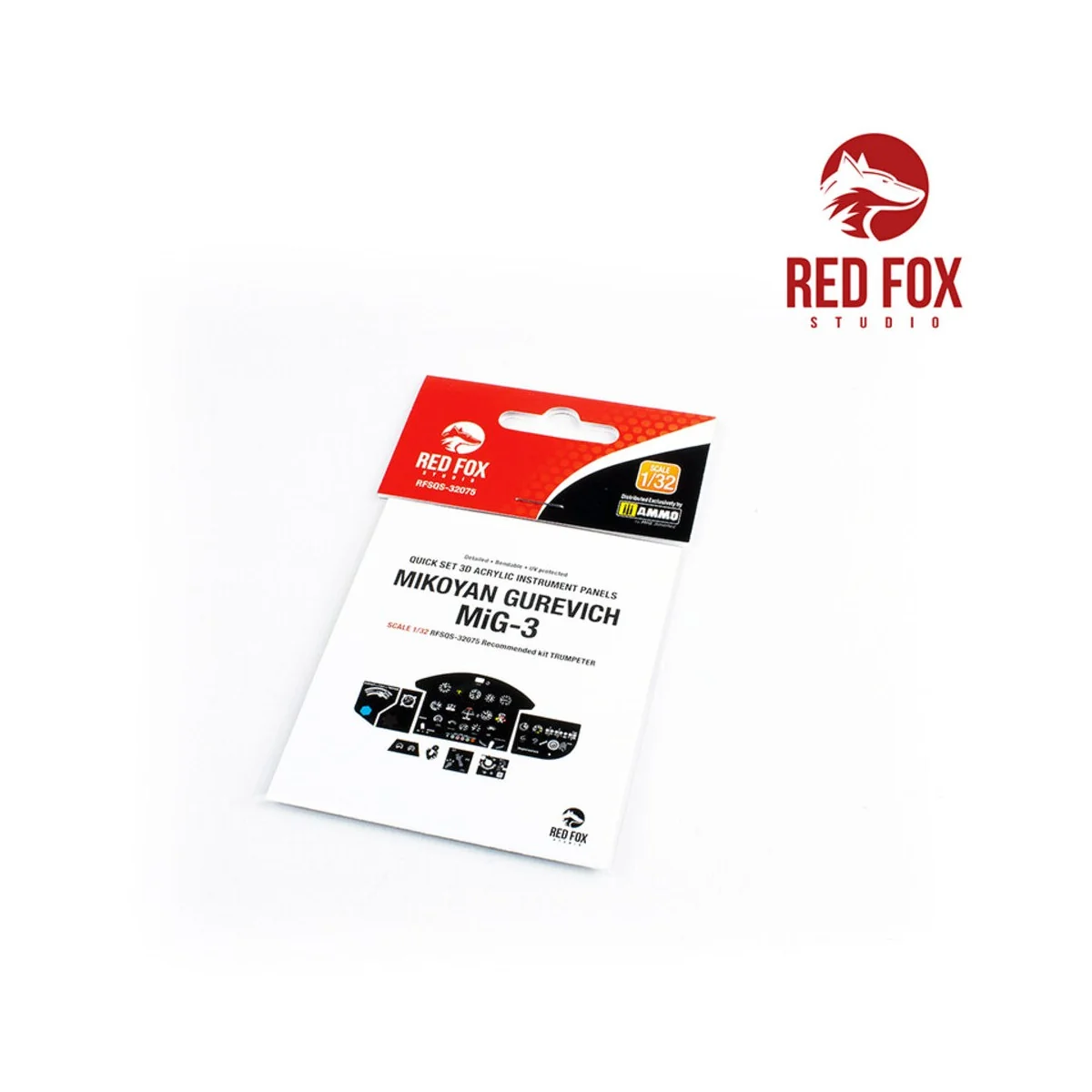 1/32 Mikoyan Gurevich MiG-3 (for Treumpeter Kit), 1/32 - Red Fox St...