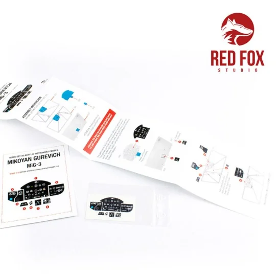 1/32 Mikoyan Gurevich MiG-3 (for Treumpeter Kit), 1/32 - Red Fox St...
