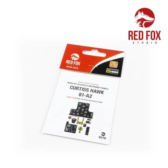1/32 Curtis Hawk 81-A2 (for GWH kit), 1/32 - Red Fox Studio RFSQS-3...