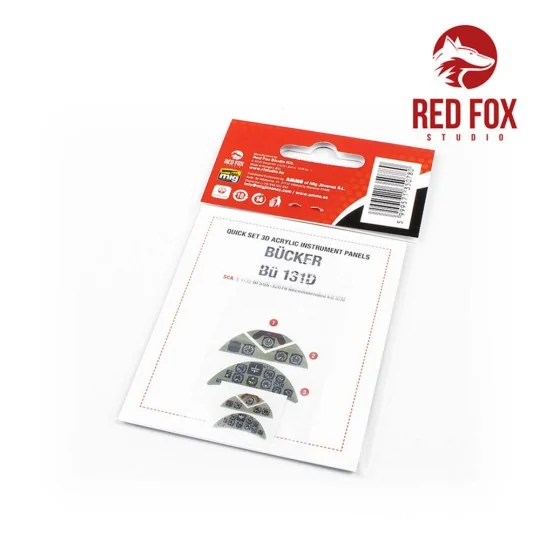1/32 Bücker Bü 131D (for ICM kit), 1/32 - Red Fox Studio RFSQS-32079
