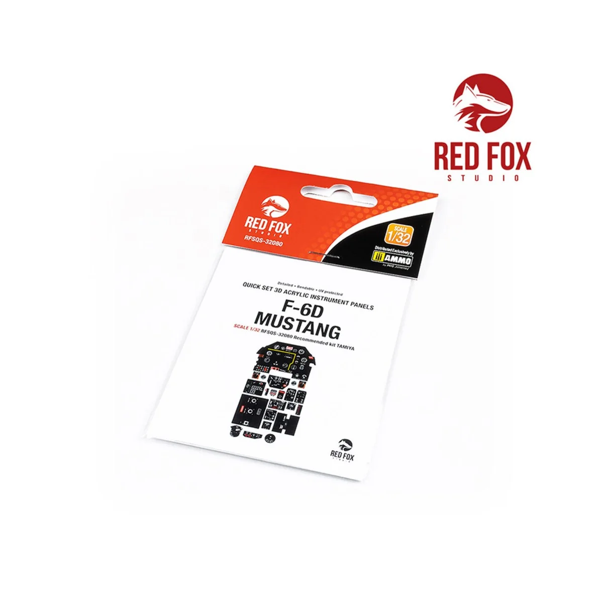 1/32 F-6D Mustang (for Tamiya kit), 1/32 - Red Fox Studio RFSQS-32080