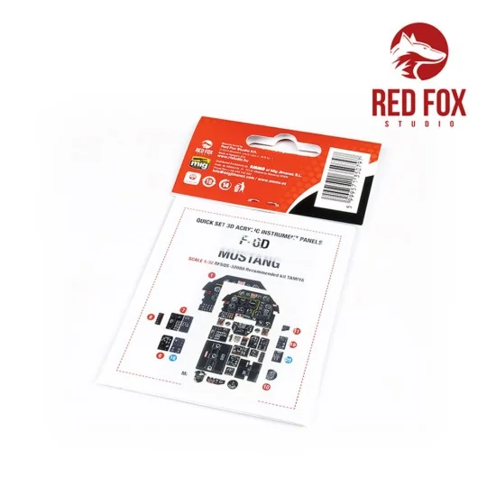 1/32 F-6D Mustang (for Tamiya kit), 1/32 - Red Fox Studio RFSQS-32080