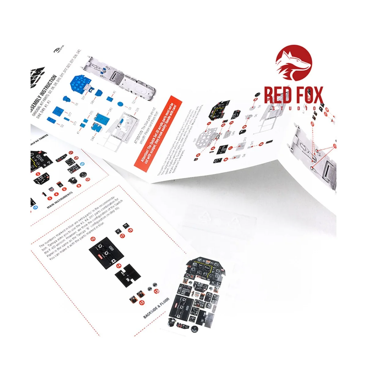 1/32 F-6D Mustang (for Tamiya kit), 1/32 - Red Fox Studio RFSQS-32080