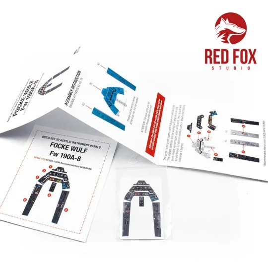 1/32 Focke Wulf Fw 190A-8 (for Hasegawa kit), 1/32 - Red Fox Studio...