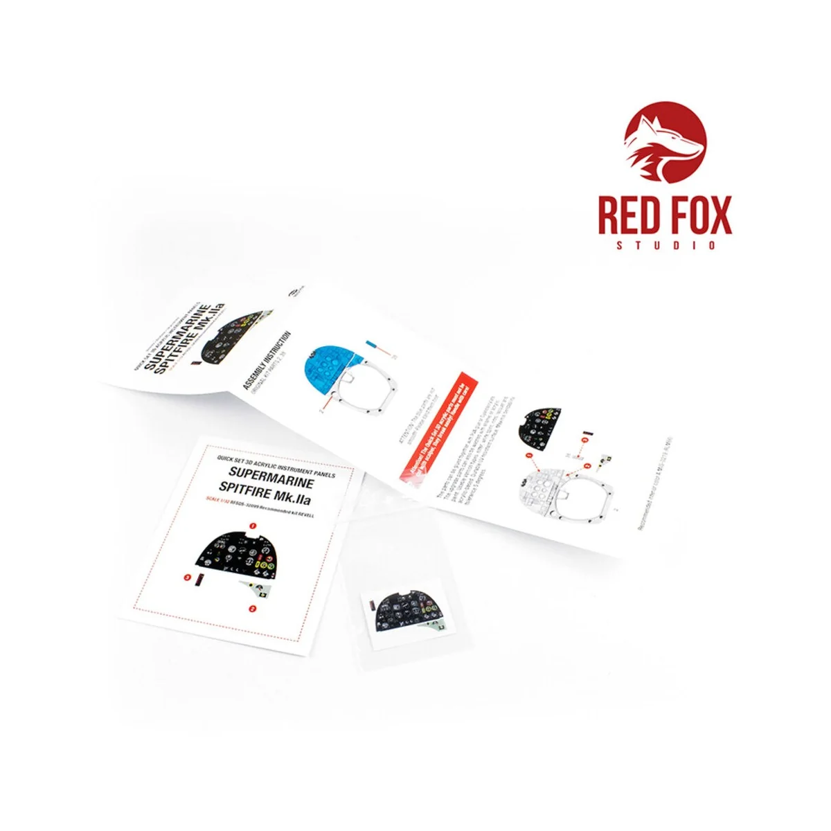 1/32 Supermarine Spitfire Mk.Iia (for Revell Kit), 1/32 - Red Fox S...