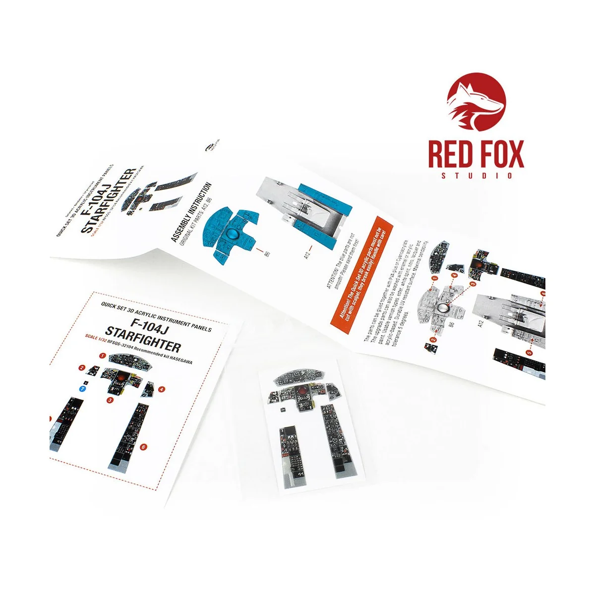 1/32 F-104J Starfighter (for Hasegawa kit), 1/32 - Red Fox Studio R...