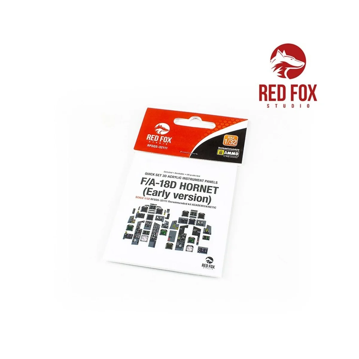 1/32 F/A-18D Early Hornet (for Academy/Kinetic kit), 1/32 - Red Fox...