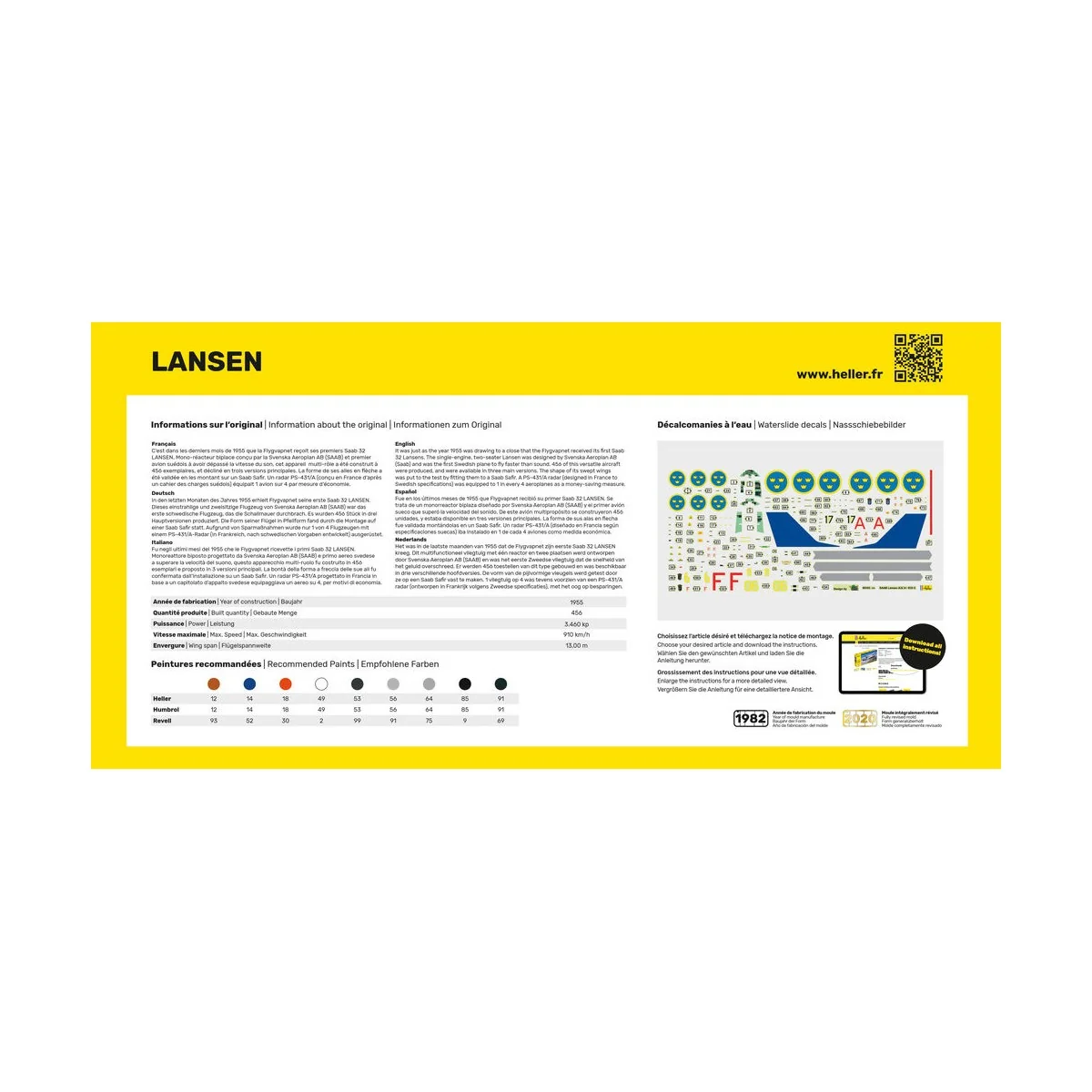 Lansen, 1/72 - Heller 80343