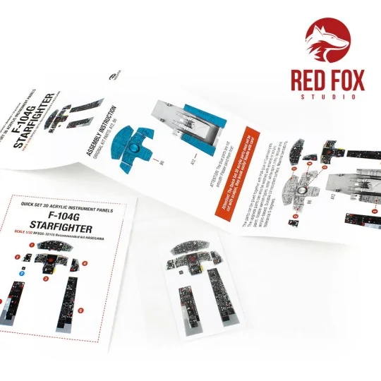 1/32 F-104G Starfighter (for Hasegawa kit), 1/32 - Red Fox Studio R...