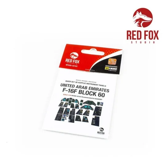 1/32 F-16F Block 60 Fighting Falcon (for Academy kit), 1/32 - Red F...